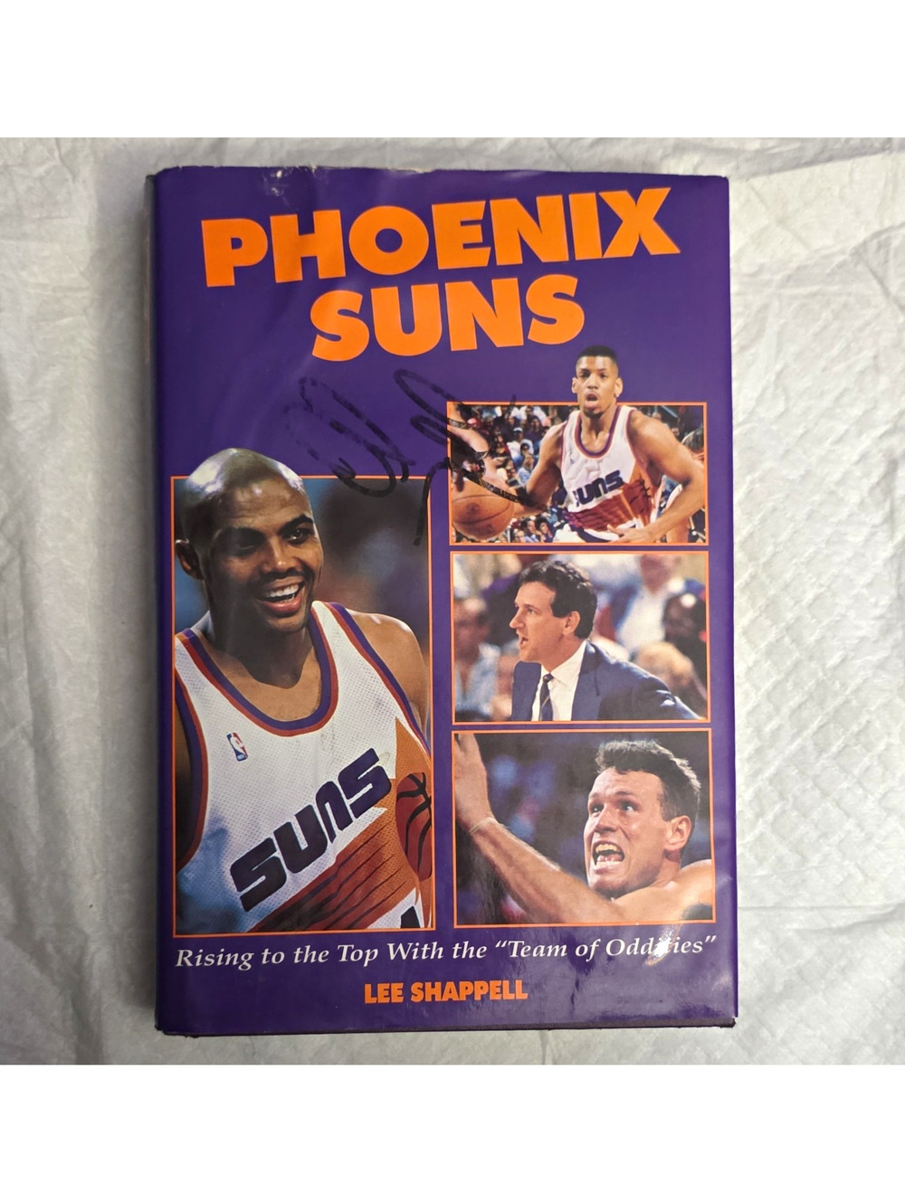 Lee Shappell Phoenix Suns HC Signed Vintage Team Spirit Ser. Basketball 1993